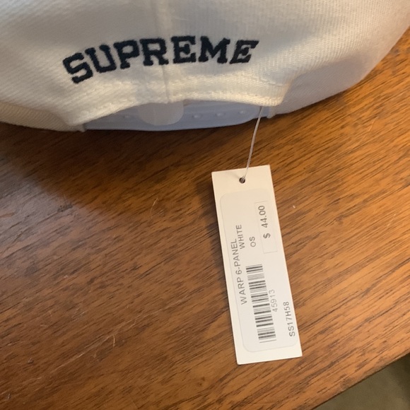 Supreme Warp 6 Panel hat white - Picture 4 of 4